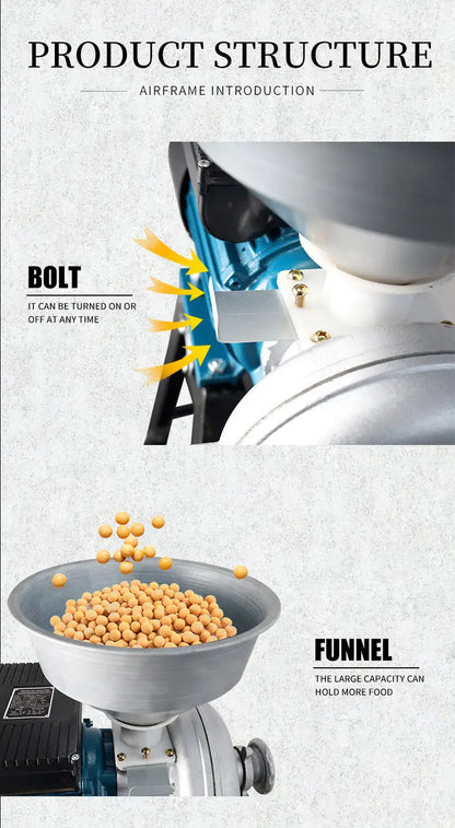 Commercial High Quality Stainless Steel Electric Tahini Grinder/Peanut Butter Pulping Machine