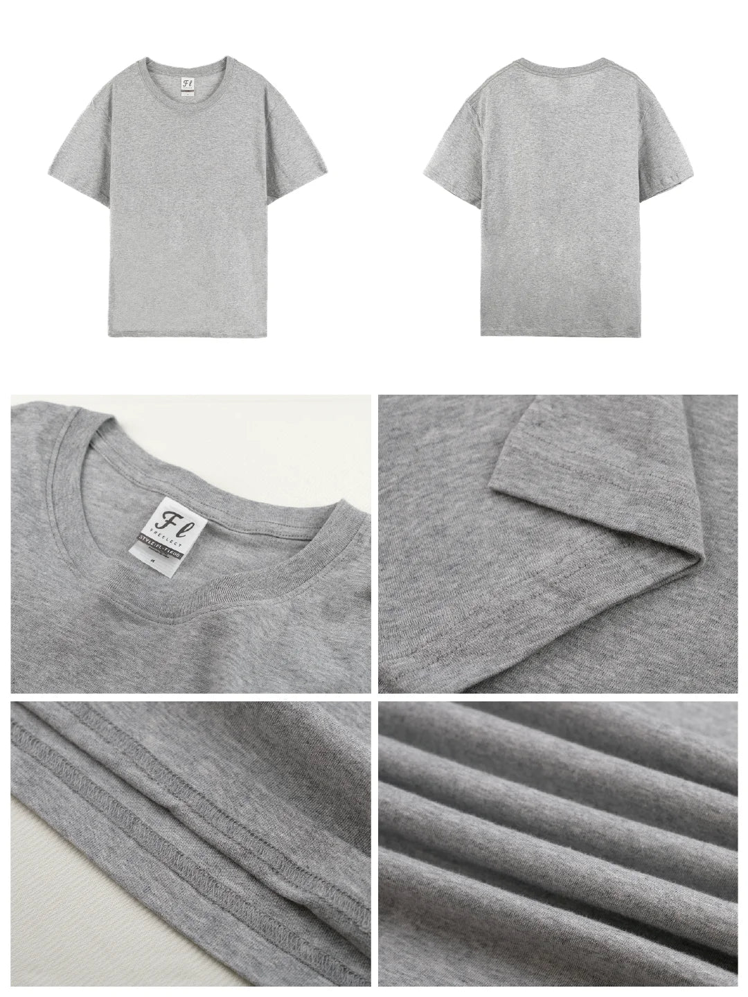 USA Stock High Quality 160g 100% Cotton Factory Price Manufacturer Custom Logo Printing T-Shirt Plain Unisex Women Men Tshirt