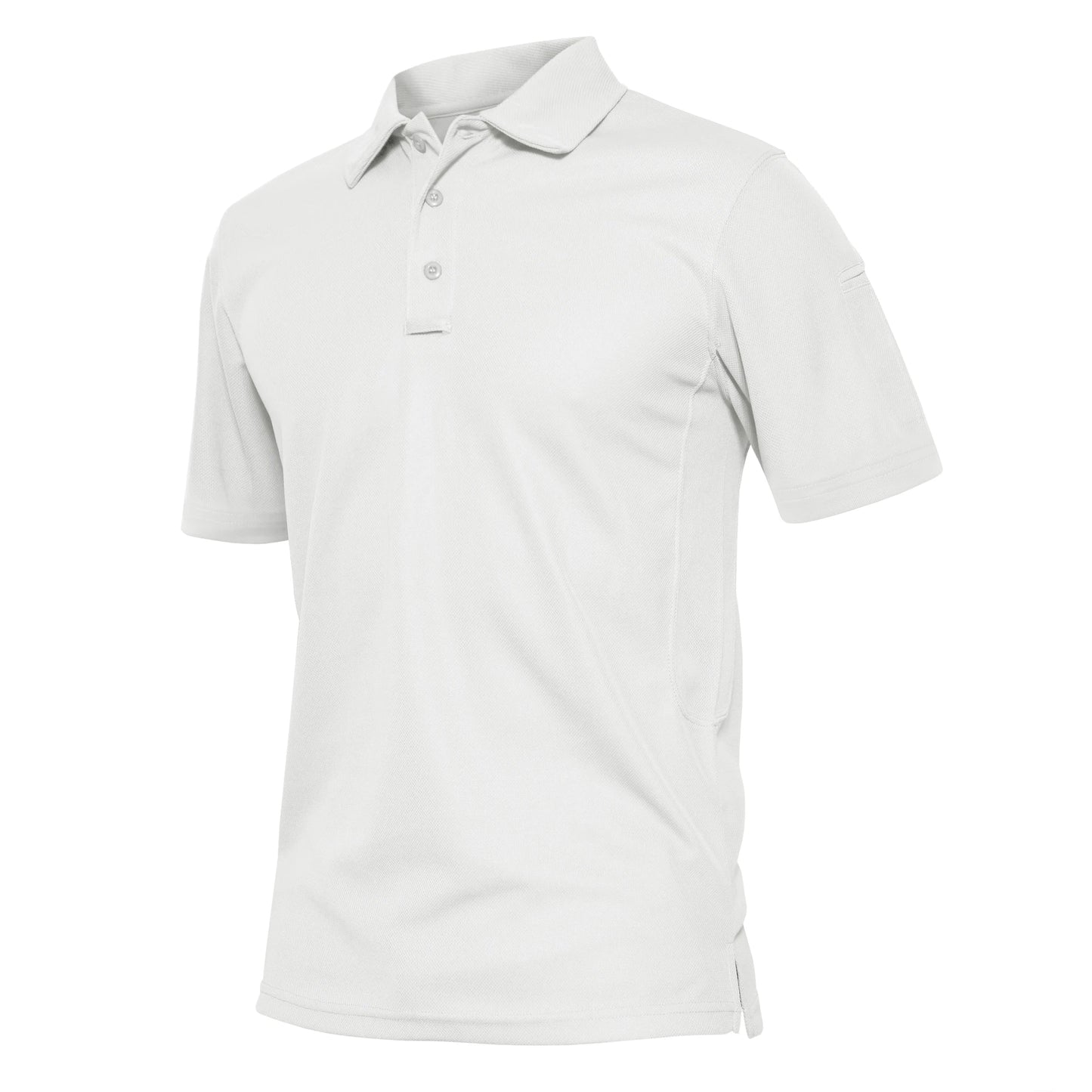 KEFITEVD Summer Golf T-shirts Men's Short Sleeve Quick Drying Polo Shirt Lightweight Outdoor Hiking Camping T-shirts Tee Tops