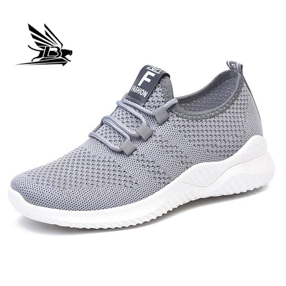 Women's Fashion Casual Sport Walking Sneakers Wholesale New Styles Disposable Breathable Flexible Tennis Shoes for Ladies