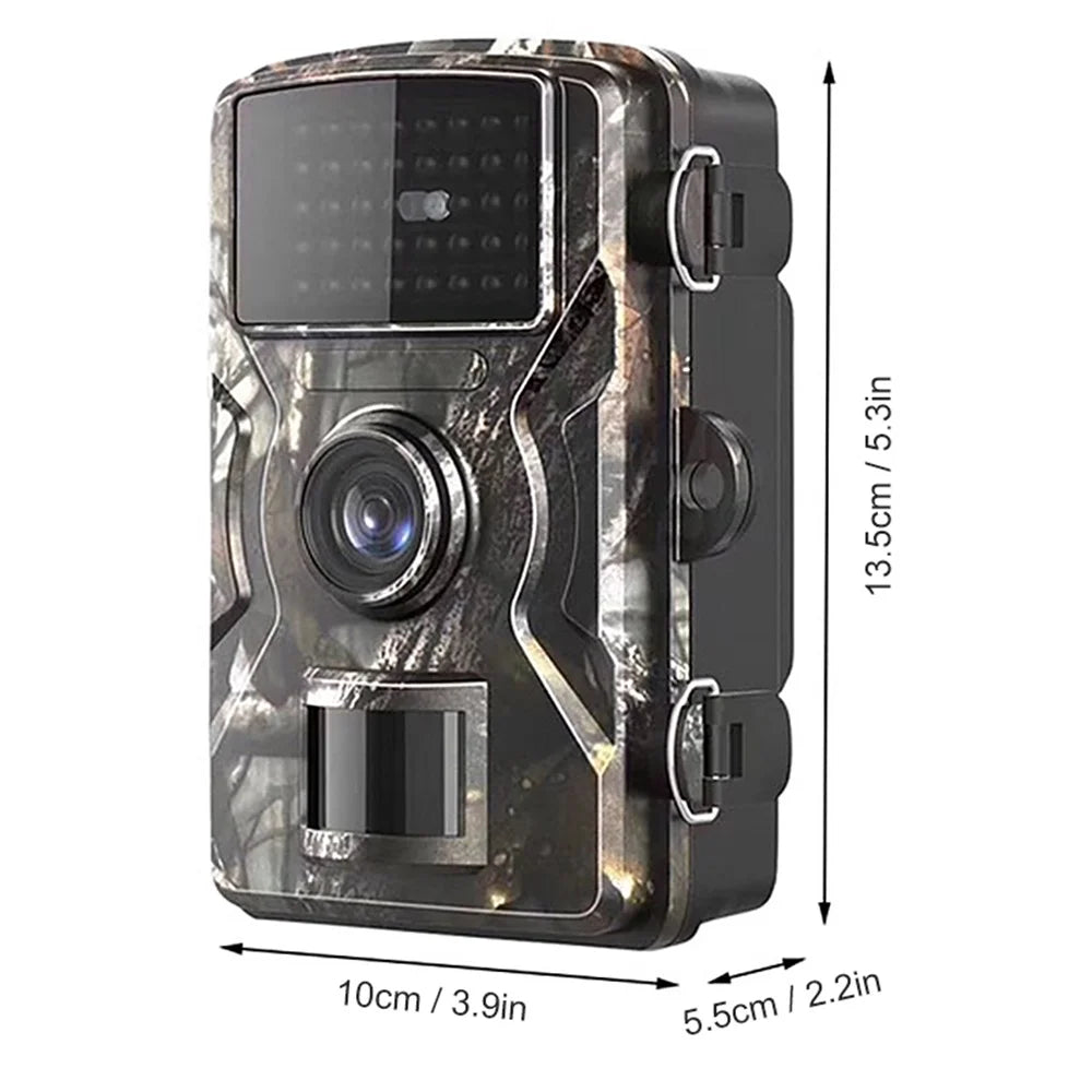 DH1 Wildlife Trail Camera Night Vision  Animal Trap Camera 1080P IR Trail Hunting Camera With Wide-angle Lens IP66 Waterproof