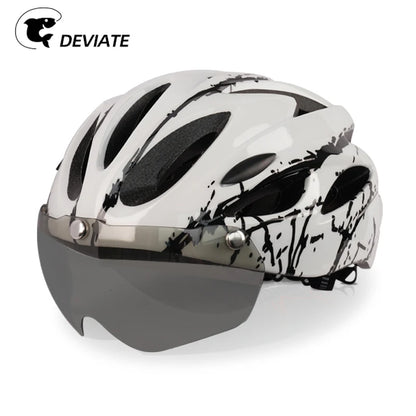 DEVIATE OEM ODM Custom Adjustable Dirt Bike Helmet with 11-15 Air Vents EPS+PC Material for E-Bike & Biking