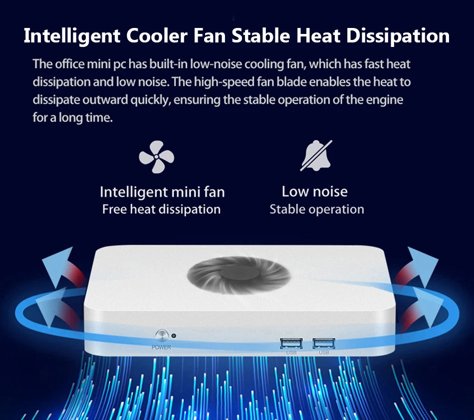 Mini PC HTPC Core i5 3317U 4200U Windows 10 Cooler Fan 8G RAM DDR3L Gaming Mini Computer HDMI Wifi Office Home Desktop minipc