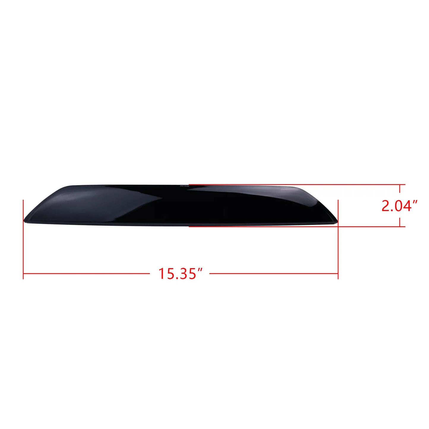 For Ford Transit MK8 Tourneo Custom 2012-up Single tailgate Third LED High Mount Level Brake Stop Light Lamp Black Lens