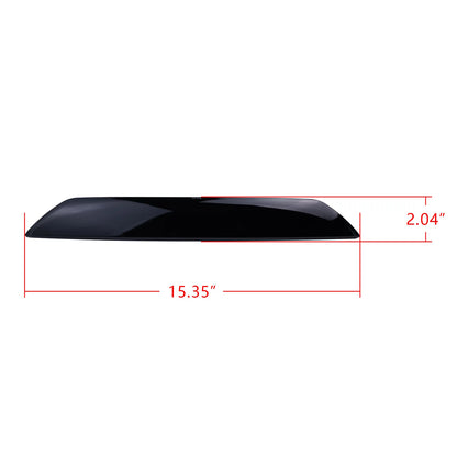 For Ford Transit MK8 Tourneo Custom 2012-up Single tailgate Third LED High Mount Level Brake Stop Light Lamp Black Lens