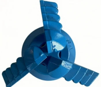 FS 3-wing One-piece Carbon Steel Drag Drill Bit, Durable Structure for Water Well Drilling, Stable Cutting Performance in Soft