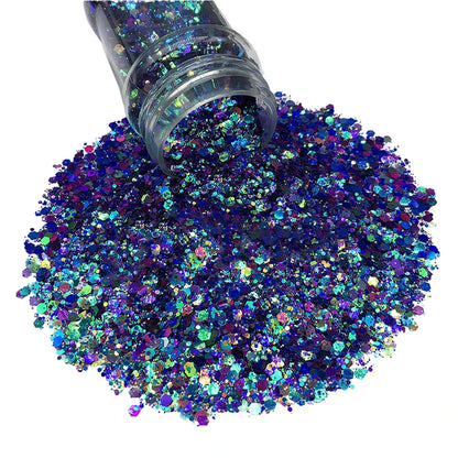 Valentines Day Hexagon Glitter Powder Table Decor Romantic Love Theme Party Supplies Eco-Friendly Polyester Customizable Logo
