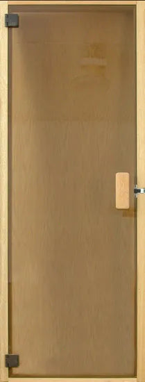 Sauna Full Glass Door Dry Sauna with Sauna Wooden Door