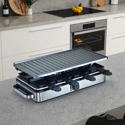 Korean Teppanyaki Plate Electric BBQ Grill With Non-stick Pans for Steak Chicken Wing Barbecue Griddle