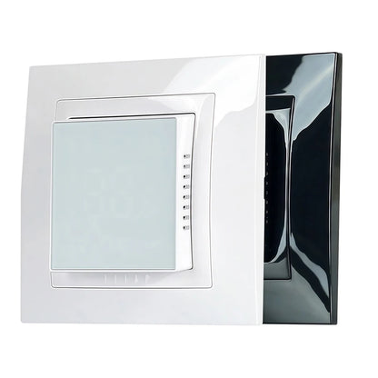 Room Thermostat Square Convex LCD Panel Child Lock Floor Heating System Programmable Smart WIFI Thermostat
