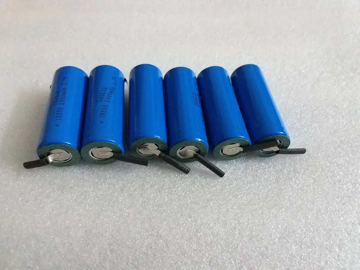 New 18500 2000mAh 3.7 V rechargeable battery Recarregavel lithium ion battery for LED flashlight