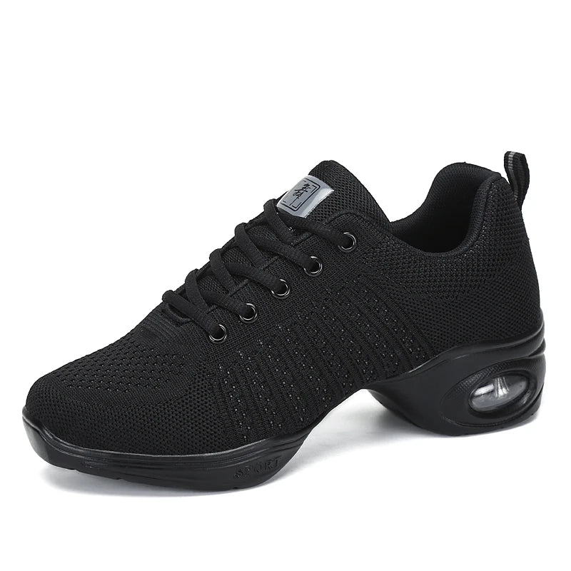 Height Increasing Mesh Zapatos Deportivos Lace-up Casual Walking Style Shoes Platform Dance Sports Shoe Women Ladies Sneakers