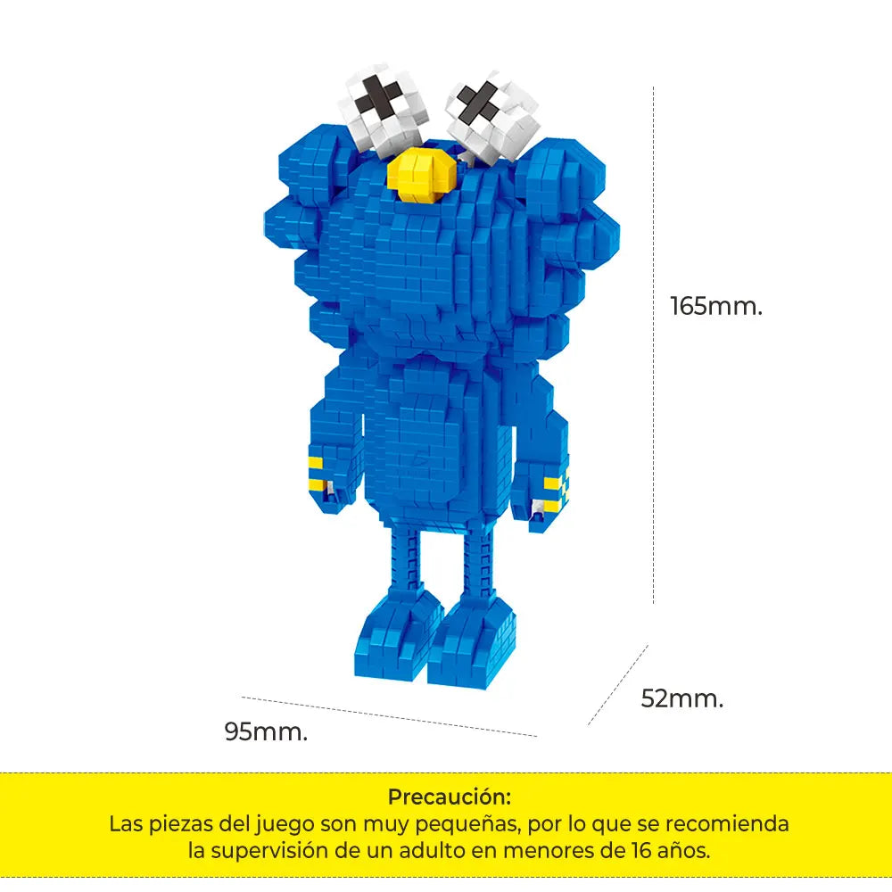 Cookie Monster Block Toy 1097PCS
