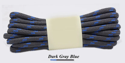 1Pair outdoor sport round shoelaces for boots hiking slip rope shoe laces sneakers shoelace strings100/120/140/160CM 19 Colors