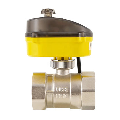 Stainless Steel Electric Ball Valve 2-way Water Valve with Power Adapter Automatic Return Setting Electric Valve by PDG ibma