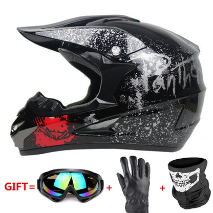 Professional Racing Casco Moto Off Road Helmet ATV Dirt Bike Downhill MTB DH Capacete Motocross Helmet With Mask Gloves Glasses