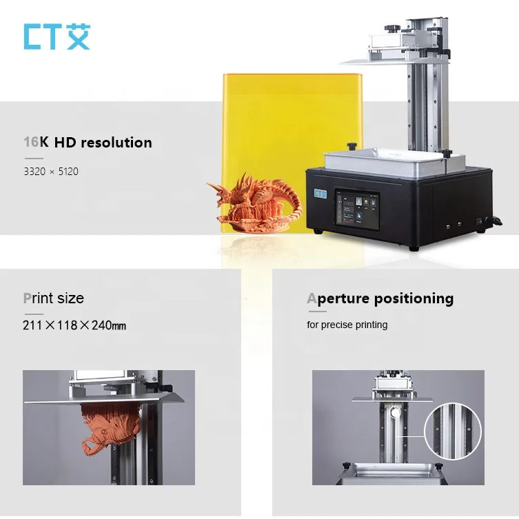 Cheap Wholesale 3d  Printing Machine 10.1inch 16k High Precision   Medical Dental Jewellery Casting  Lcd Resin 3d Printer