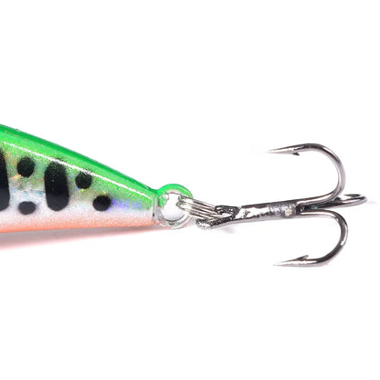 Lures Fishing Wholesale 5.8cm 5.4g Sinking Mini Minnow Lure Hard Bait Beach Pesca Bass Fishing