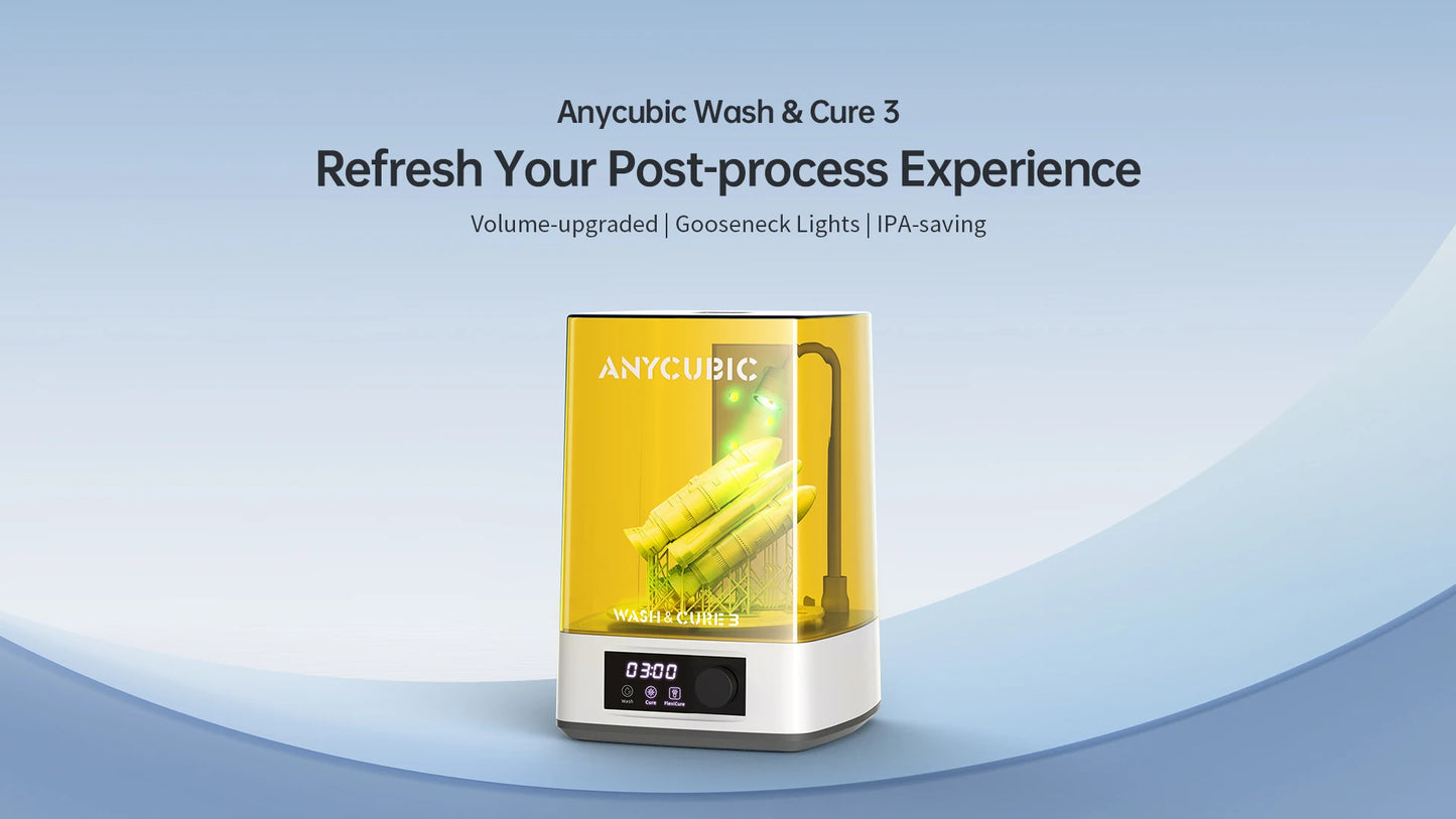 Anycubic Wash&Cure 3.0 Machine New Product for 3d Printer Cure Models