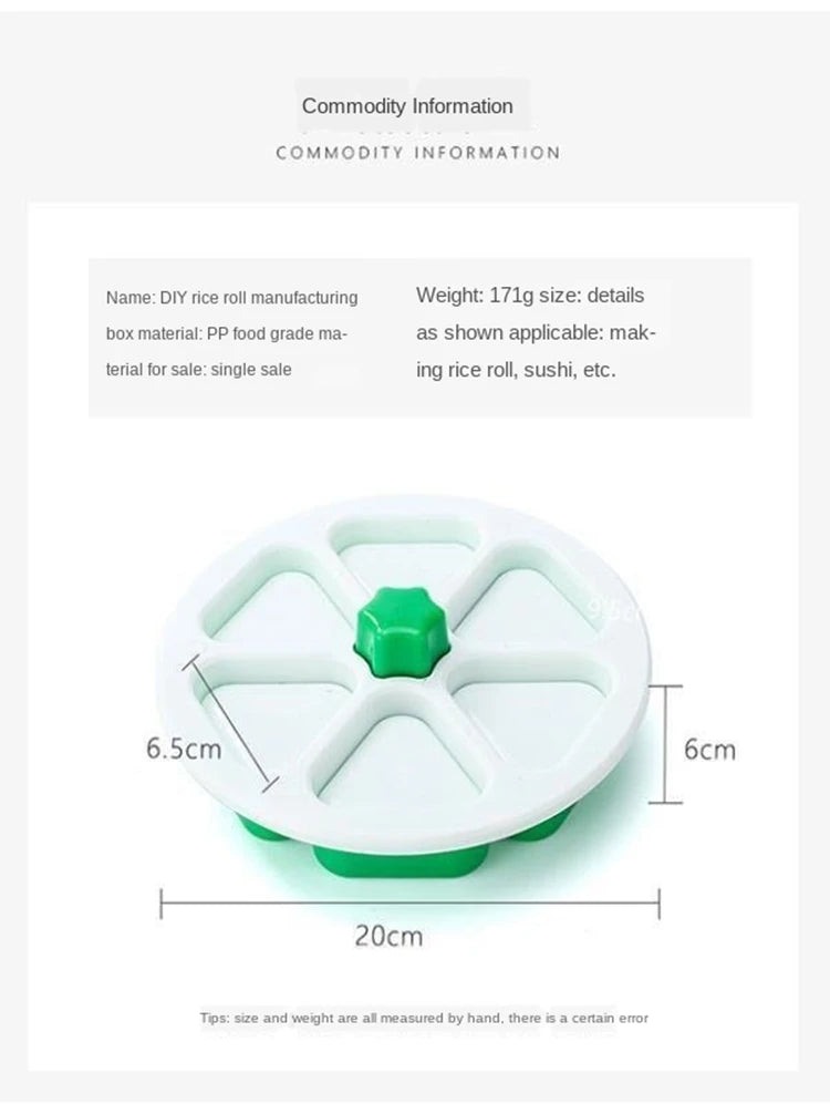 Newest DIY Sushi Mold Onigiri Rice Ball Food Press Triangular Sushi Maker Mold Sushi Kit Japanese Kitchen Tools Bento Box
