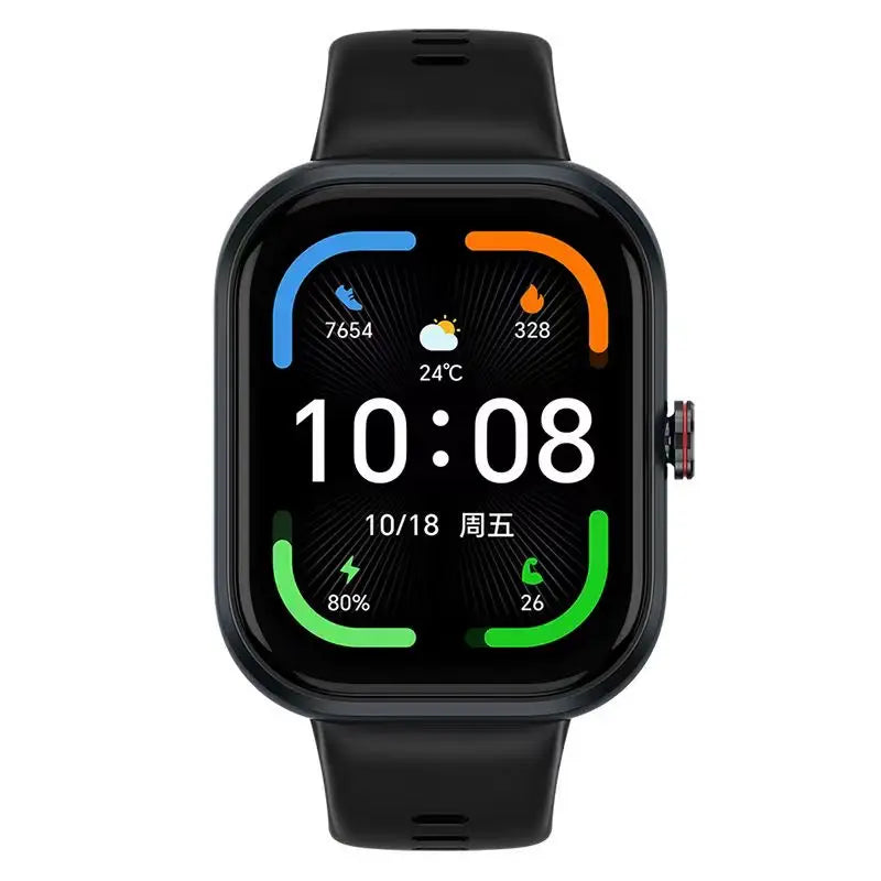New Products HONOR Choice Haylou Smart Watch 1.95" AMOLED Display Bt Calling Heart Rate Monitor Sport Watch 12 Days Battery Life