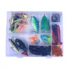 Different Hard Soft Fishing Lure Set Box Frog Hook Shad Spinner Bait Fishing with High Quality