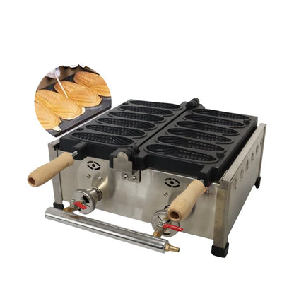 Automatic Corn Waffle Maker Machine Gas High Efficient Waffle Maker 6 in 1