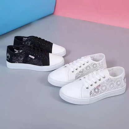 Women's Casual Light Weight Soft Soled Flat Bottomed Fashion Able Breathable Casual Shoes