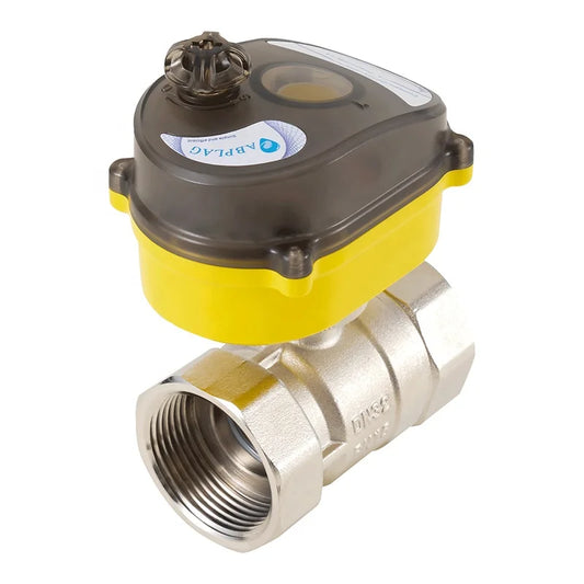 Stainless Steel Electric Ball Valve 2-way Water Valve with Power Adapter Automatic Return Setting Electric Valve by PDG ibma