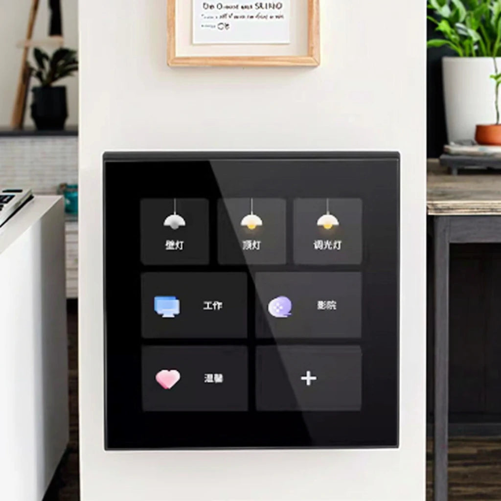 86 Panel ABS Plastic Enclosure Wireless Smart Home Light Control Intelligent Touch Screen Switch Electronics Instrument Control
