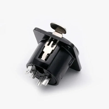 1pc 3pin XLR female socket connector, for Microphone/MIC, Panel Mount, Metal Shell +Copper Contact