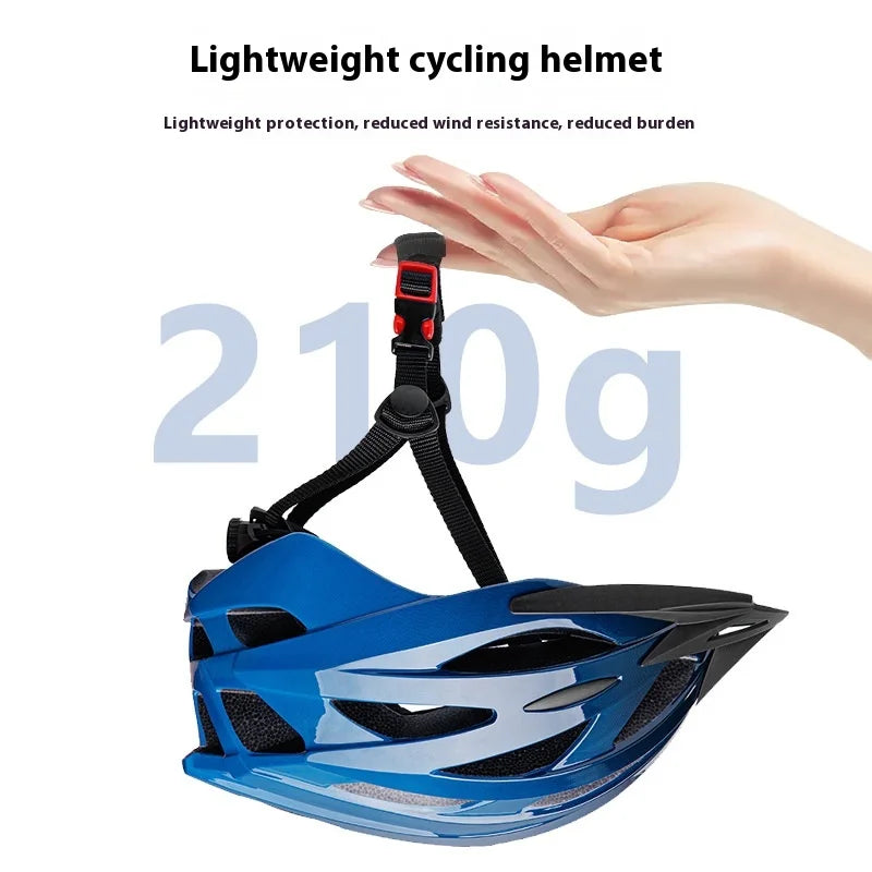 Wholesale Dual Sport Cycling Helmet  One-Piece Plastic Design for Road Mountain Bike Riding for Adult