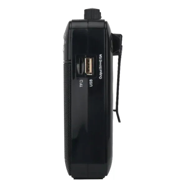 Retekess TR619 Megaphone Portable 3W FM Recording Voice Amplifier Teacher Microphone Speaker Mp3 Player FM Radio for Tour Guide