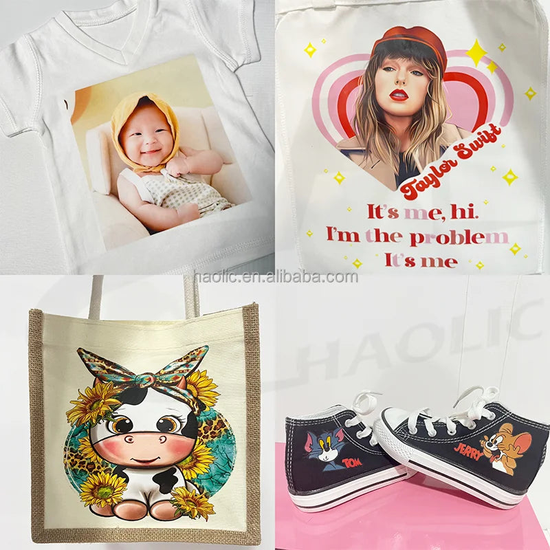 Haolic DTF Printer 13inch Imprimante Automatic T Shirt DTF Printer XP600 Desktop With Shaker and Dryer DTF Printer Machine