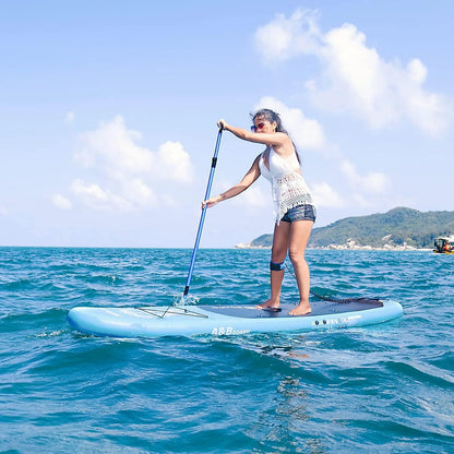Stock AB 10'6'' Inflatable Stand Paddle Board (EVA/PVC) 130KG Capacity Pump Backpack Paddle Leash Accessories 1 Year Warranty