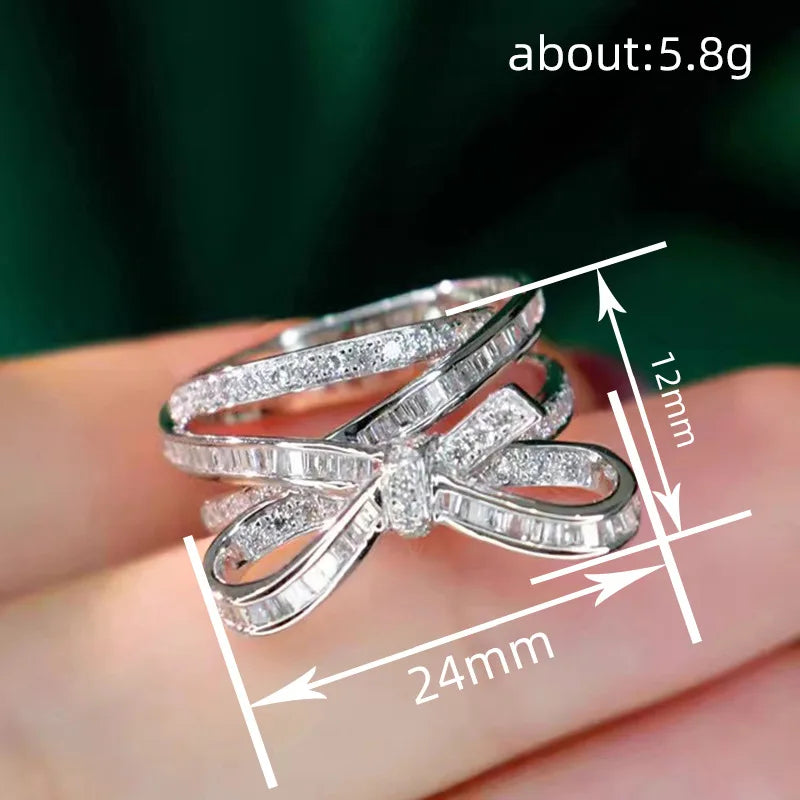 T0907 Diamond Ring White Gold Natural Baguette Cut G Color Women's Engagement Ring