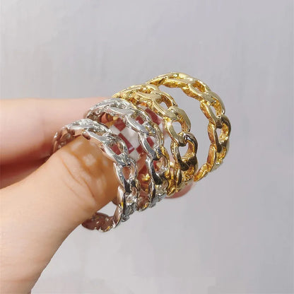 Champagne White Alloy Cocktail Ring Gold Plated Trendy Unisex Fashion Ring Party Daily Wear