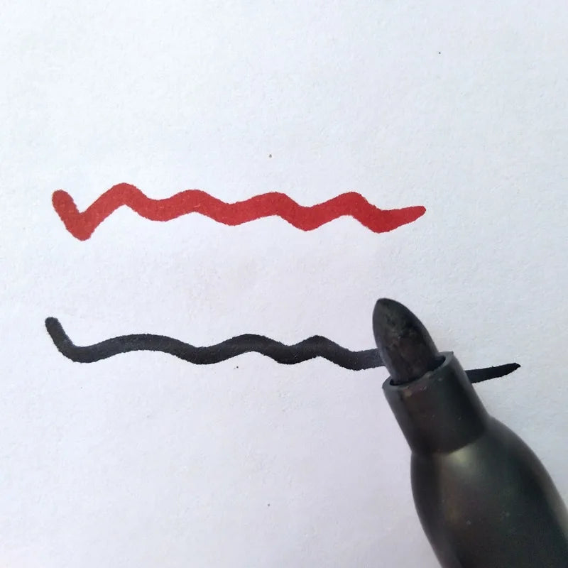 Wholesale 6mm Writing Width Waterproof Permanent Logistics Marker Pen Alcohol and Oil-Based for Paper Large Volume