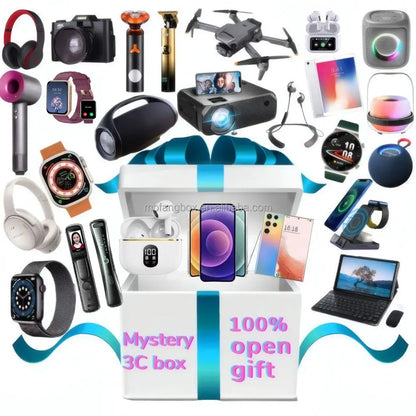 Lucky Electronics Vintage 3C Digital Electronic Lucky Box for Present Sweet Surprise Lucky Mysterious Mystery Box