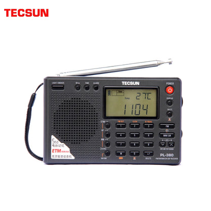 Tecsun PL-380 DSP professional Radio FM/LW/SW/MW Digital Portable Full Band Stereo Good Sound Quality Receiver PL380