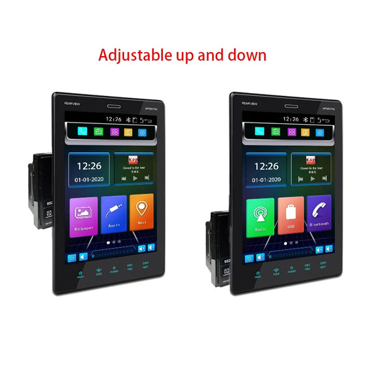 9.5 Inch Touch Screen Vertical MP5 Car Stereo 2 Din with AUX//USB/FM Mirror Link Car Radio Player