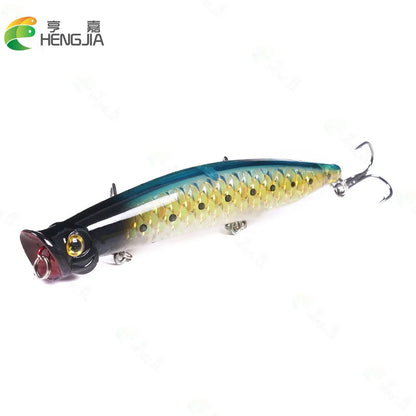 Wholesale 11cm 13g Topwater Fishing Popper Freshwater Saltwater Fishing Popper Lure Bait