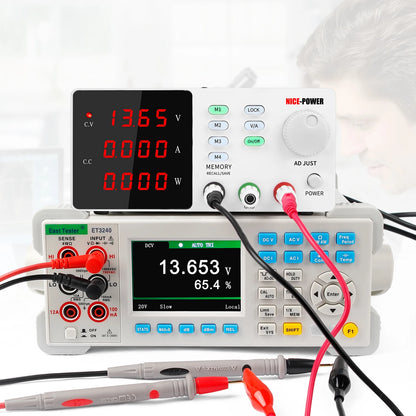 KUAIQU SPPS-S2001 Programmable DC Switching Power Supply 200V 1A Single Output 200W Lab Bench Color LCD Screen