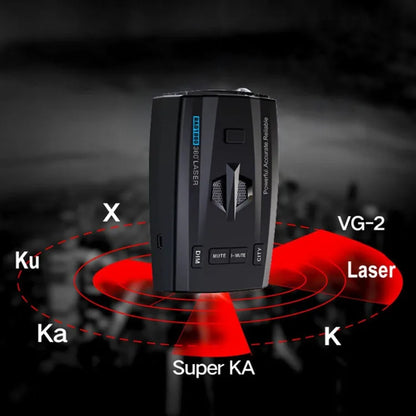 New-Tech 360 Degree Full-Band Car GPS Radar Detector Black Auto Detector with Voice Alert Speed Control Single Lens
