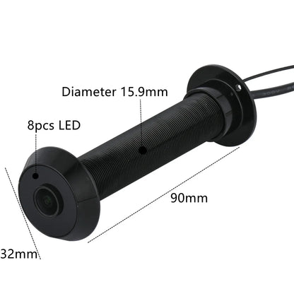 180 Degree P2p Night Vision Home Smart Door Viewer Camera Wifi Motion Detection Fisheye Peephole Door Eye Camera Peephole Tuya