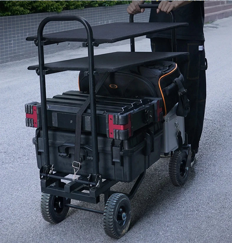 Alumotech C100 Multifunction Portable Carbon Steel Trolley Cart for Photography Film Loading Tool TV Broadcast
