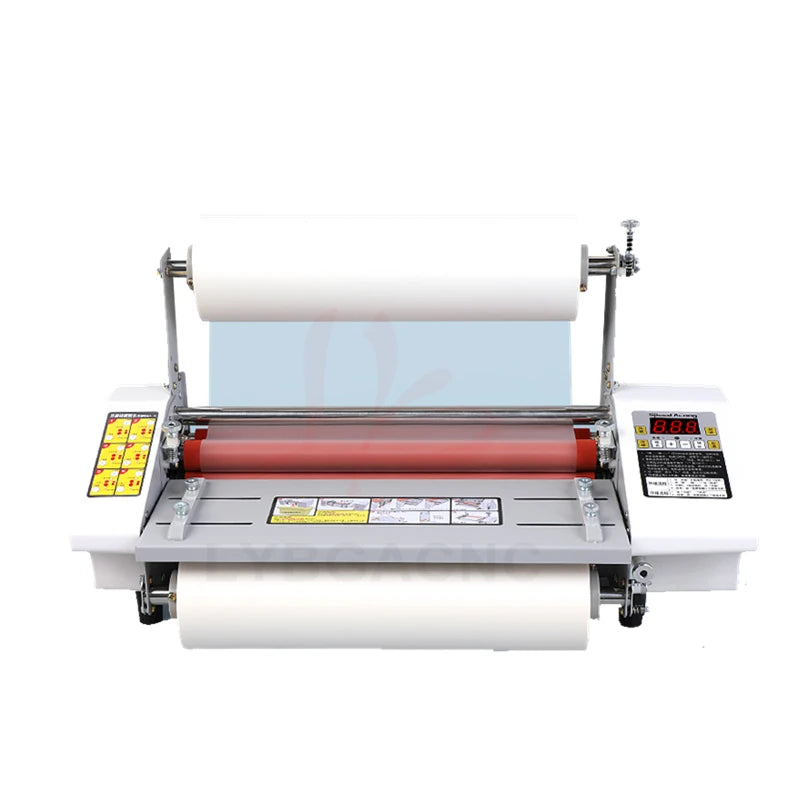 Electric Desktop A3 A2 Paper Laminating Machine Four Roller Cold Hot Laminator for Film & Photo English Version Rolling Machine
