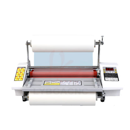 Electric Desktop A3 A2 Paper Laminating Machine Four Roller Cold Hot Laminator for Film & Photo English Version Rolling Machine