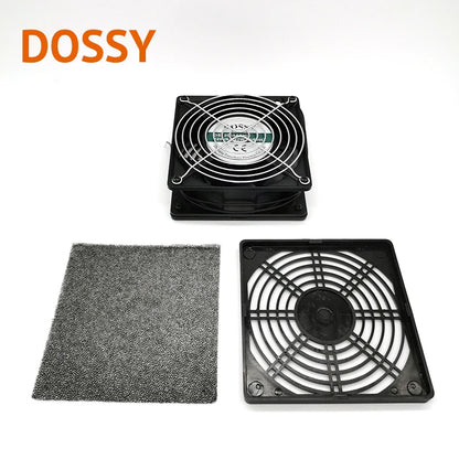 Fan Grill 120mm 3-in-1 Dust-proof ABS Plastic Frame IP40 Rated Panel Fan Filter