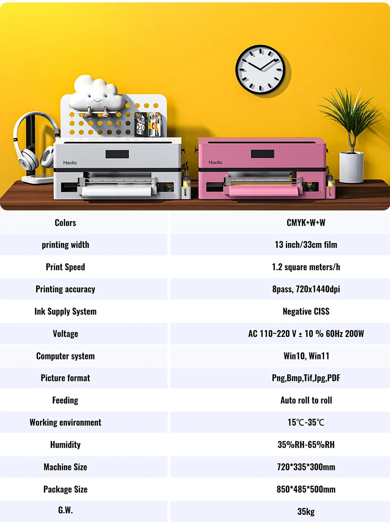 2026 American  Shipment 13-Inch A3 XP600 DTF Printer New Condition JMD Code Easy Automatic Cleaning for 33cm Dtf Printer